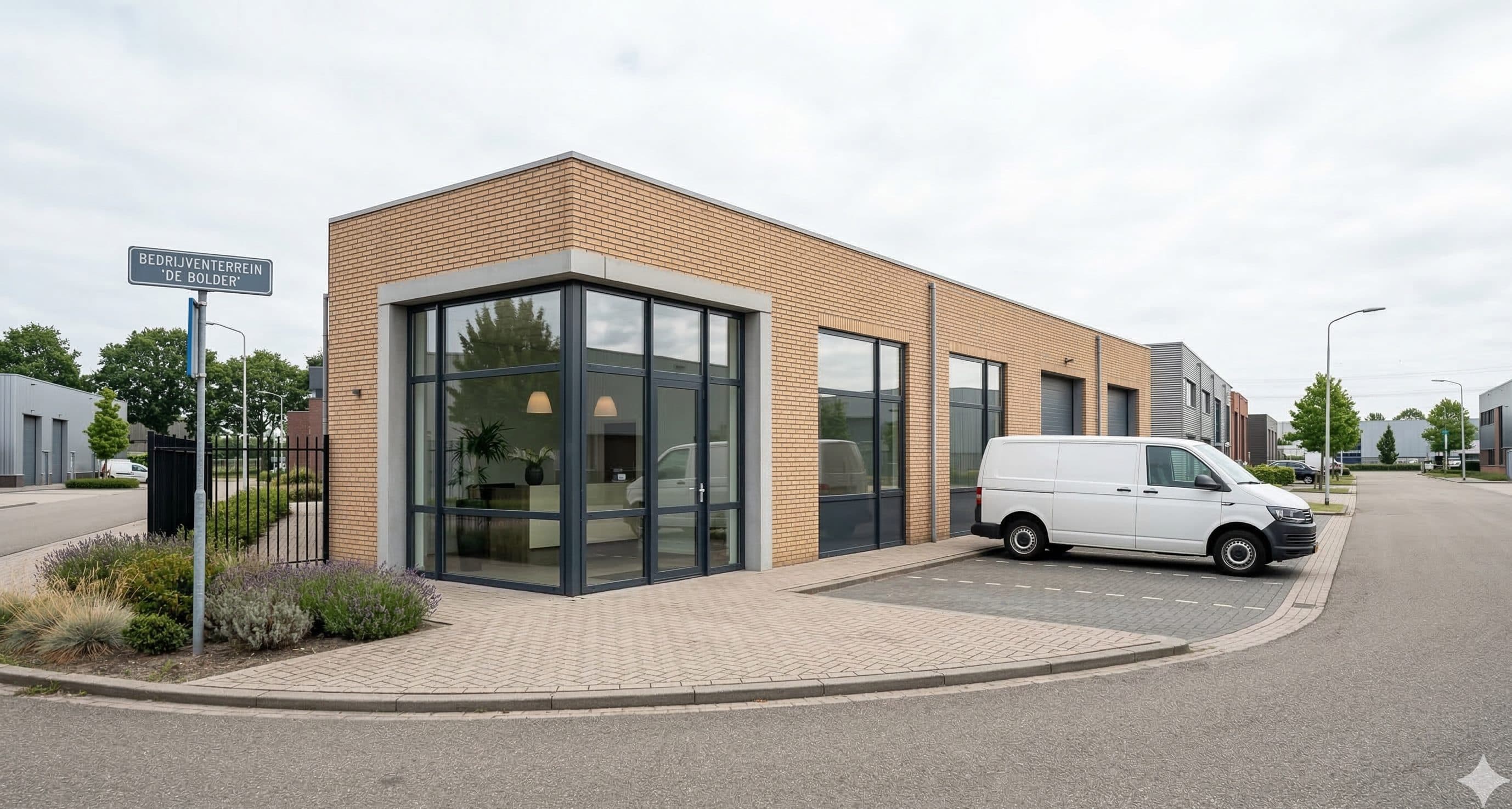Nederlands MKB-bedrijfspand op bedrijventerrein